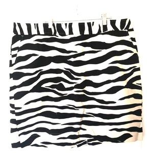 Zebra skirt
